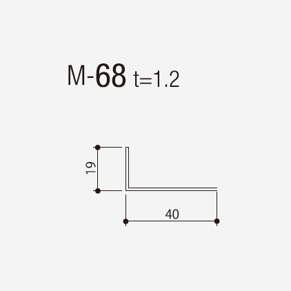 スパンドレル 13ｍｍタイプ M-68